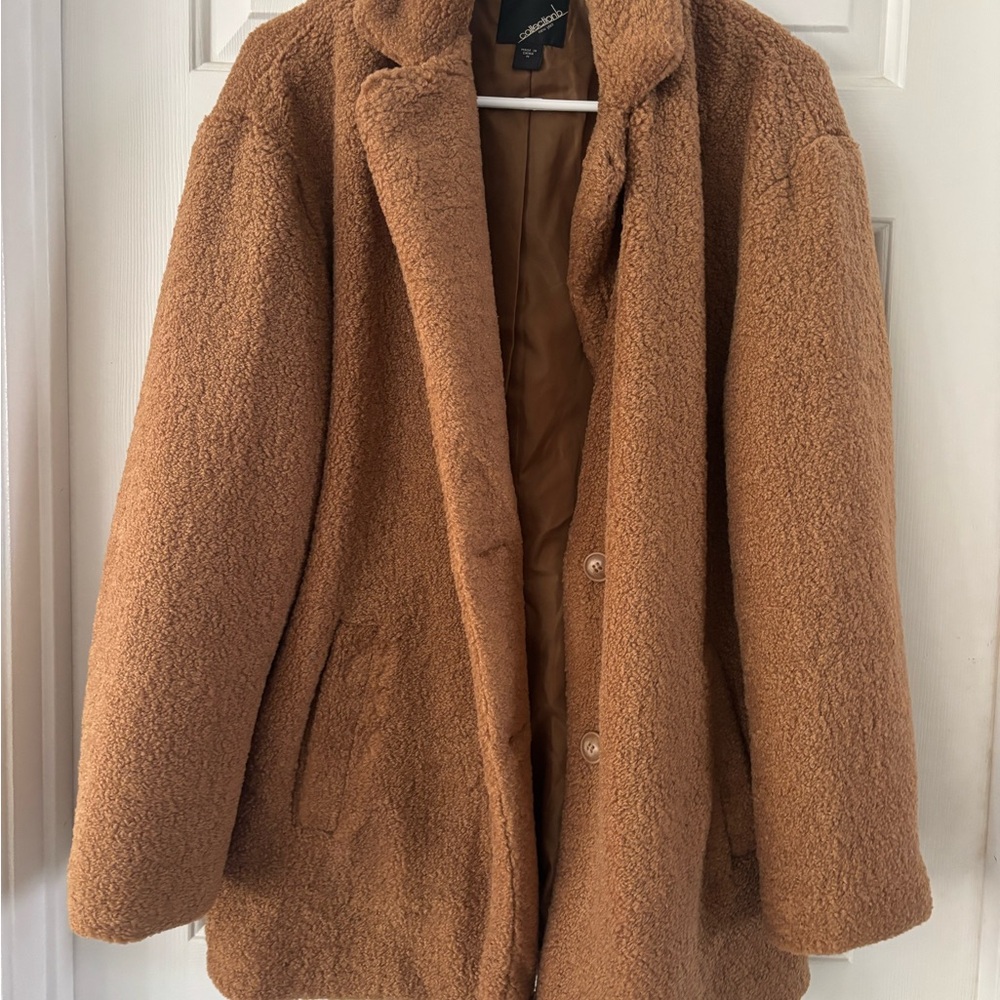 Collection B Tan Teddy Jacket